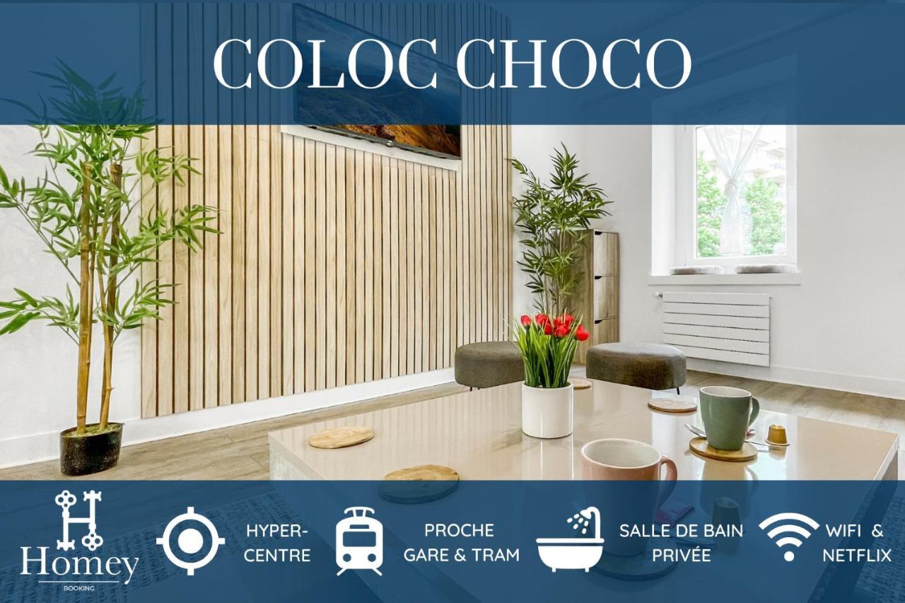 La Coloc Choco - Belle Colocation En Hypercentre / 5 Chambres Privees / Salle De Bains Privative / Proche Gare Et Tram / Wifi Et Netflix Annemasse Eksteriør bilde