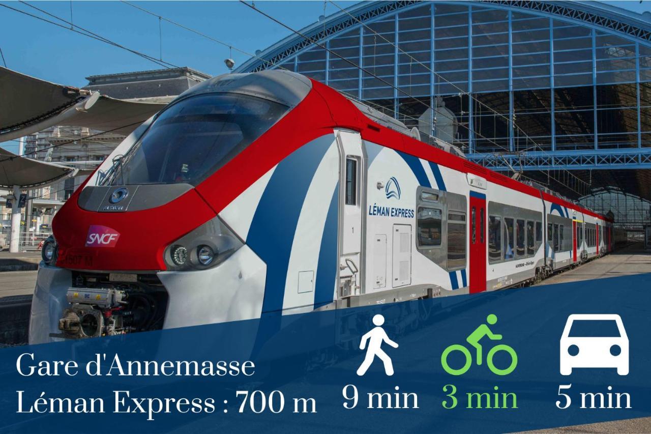 La Coloc Choco - Belle Colocation En Hypercentre / 5 Chambres Privees / Salle De Bains Privative / Proche Gare Et Tram / Wifi Et Netflix Annemasse Eksteriør bilde